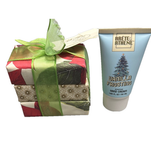 Alchimia Soap Milano Hand Wrapped 3 Bars of Hand Soap Made in Italy FREE lotion